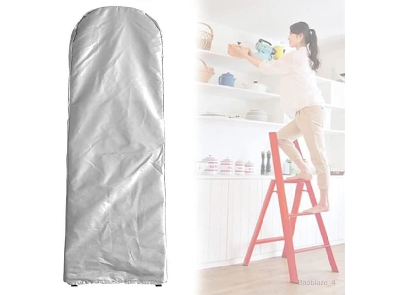  Housse echelle pliante oxford 2100 gris clair avec ouverture elastique et sac de rangement 50x6,5x154 cm  - Conforama D