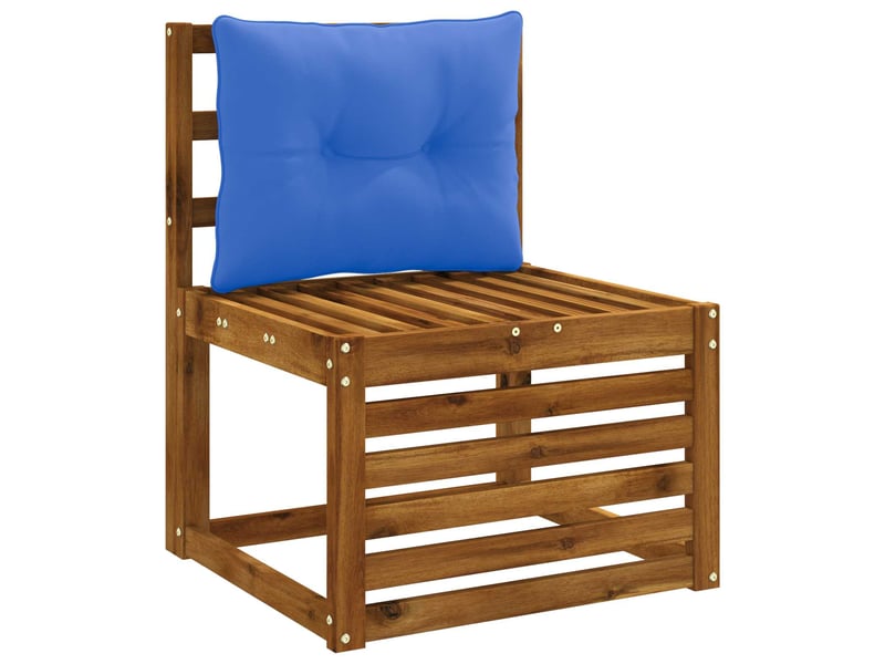 Coussin de dos, coussin de dossier putten 100 % polyester bleu royal cf54883 - Conforama C