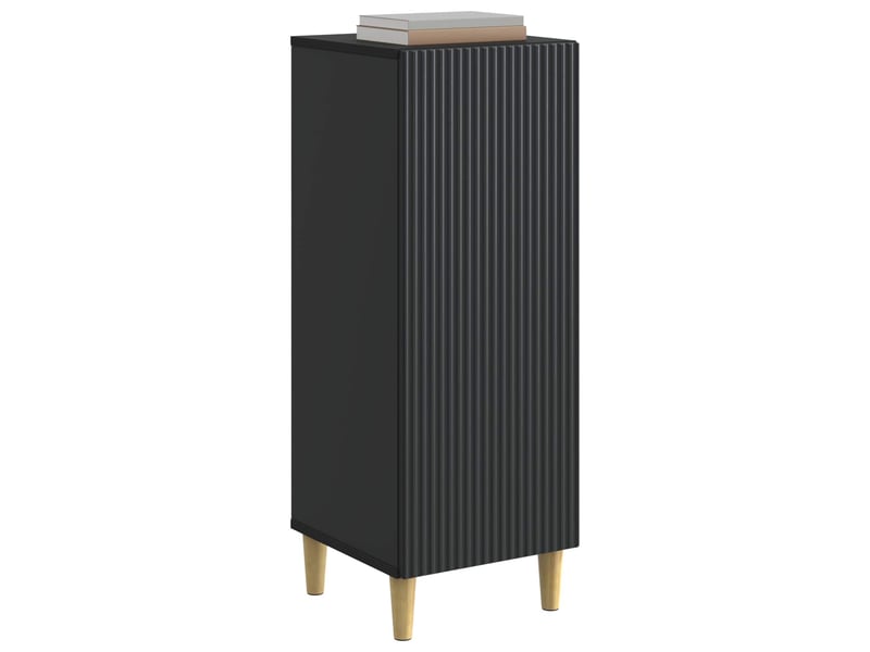  Buffet - bahut - meuble de rangement noir 33 x 34,5 x 90 cm bois d'ingénierie  - Conforama C