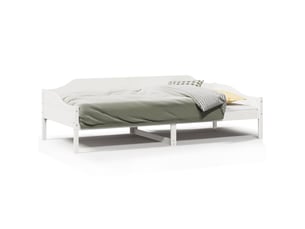 Lit simple 80x200 cm    coloris blanc