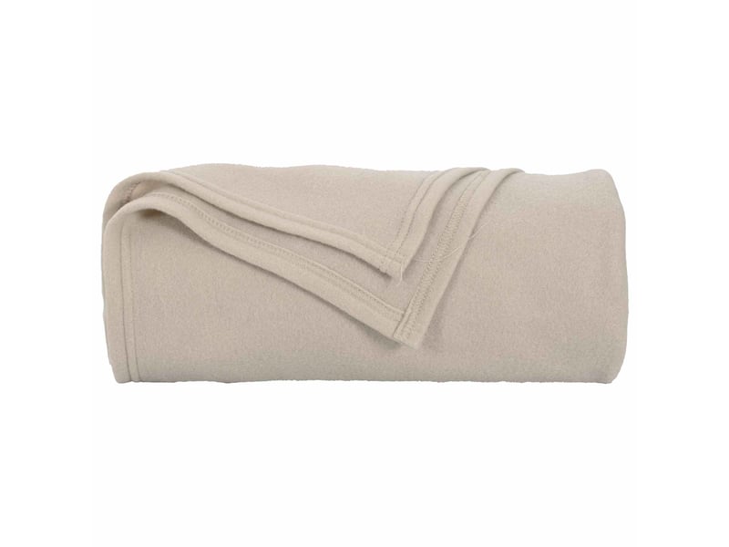  Couverture jetée de canapé 24 pcs beige 170x130 cm 7.43 kg polaire  - Conforama D