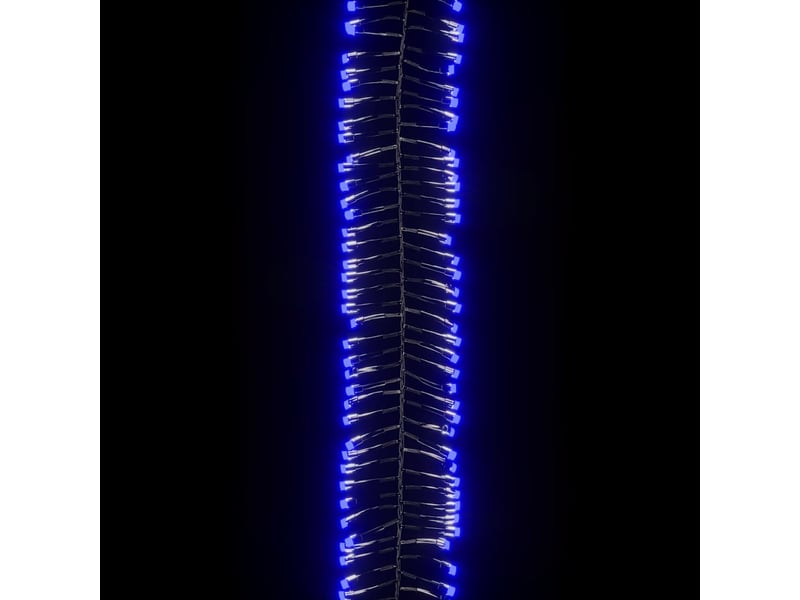  Guirlande lumineuse, éclairage de noël à led groupées 1000 led bleu pvc cf62405  - Conforama E
