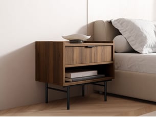 Table de chevet studos, stratifié, 55x40x35cm