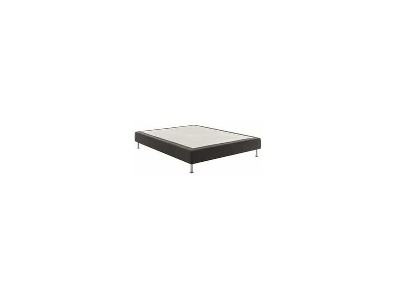  Sommier tapissier gris fonce 2 places 2x100x200 cm 5 zones 7797982 - Conforama A