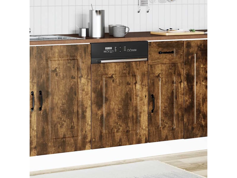  Panneau de lave-vaisselle kalmar chêne fumé 45x1,5x57cm  - Conforama C