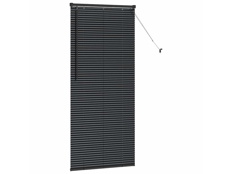  Store vénitien, store de fenêtre noir 175 x 70 cm 25 mm aluminium cf48131  - Conforama E