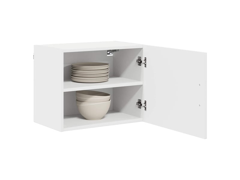 Meuble mural de cuisine | armoire de cuisine 2 pcs blanc bois d'ingénierie shl1389  - Conforama C