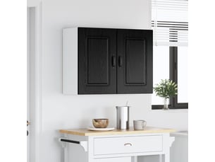 Panneau de lave-vaisselle kalmar chêne noir 80x31x60cm shl7244