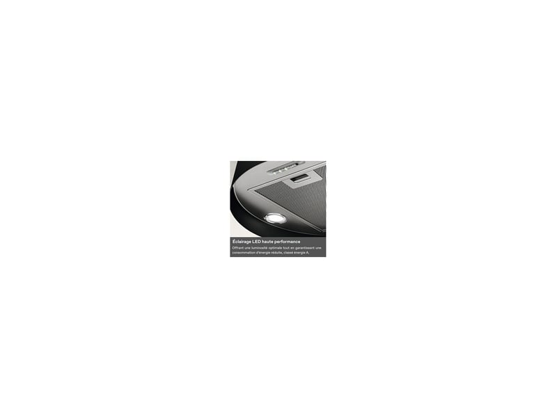  Hotte ilot 50 cm blanche mate soft light 3 vitesses led 2x2,5 w 8238090 - Conforama C