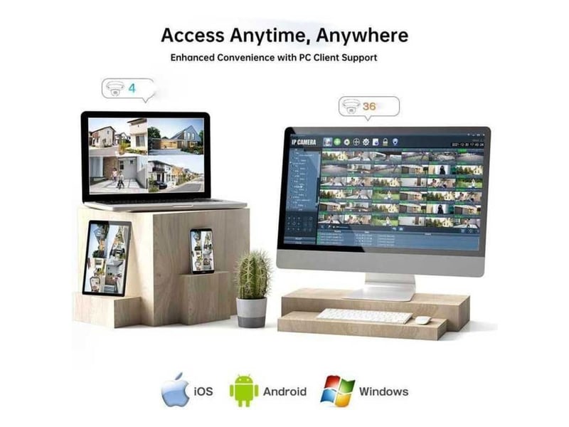  Caméra de sécurité extérieure wifi 2k 3mp avec vision nocturne couleur et détection pir  - Conforama E