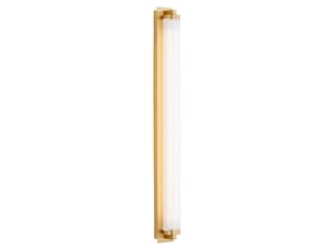 Argon hampton applique murale led intégrée hampton, laiton brossé, 3000k