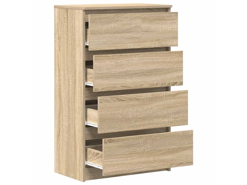  Buffet - bahut - meuble de rangement chêne sonoma 60x35x98,5 cm bois d'ingénierie  - Conforama E