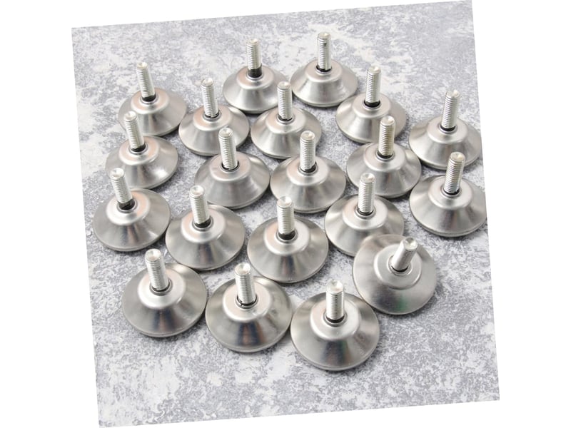  20pièces nivellement réglables pour meubles base noire lot de pour tables chaises et canapés  - Conforama D