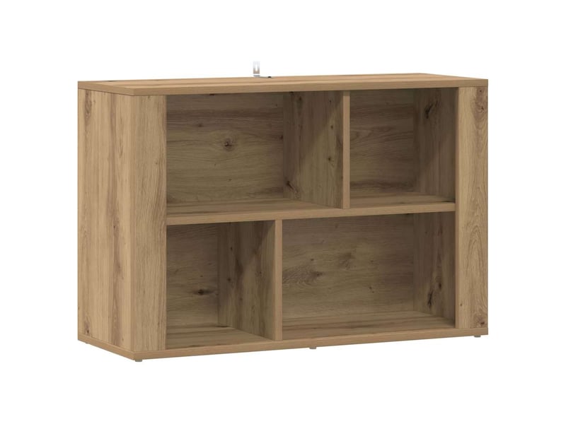 Buffet - bahut - meuble de rangement chêne artisanal 80 x 30 x 53 cm bois d'ingénierie - Conforama A
