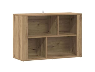 Buffet - bahut - meuble de rangement chêne artisanal 80 x 30 x 53 cm bois d'ingénierie