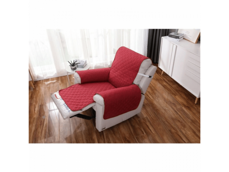  Housse de chaise - rouge 55 x 200 cm housse fauteuil relax 1 place, housse de canapé protecteur inclinable imperméable pour chambre  - Conforama D