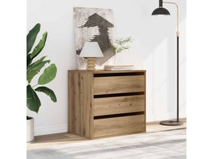 Commode 1 tiroir(s) <strong></strong> <strong></strong> coloris bois clair largeur 60 cm