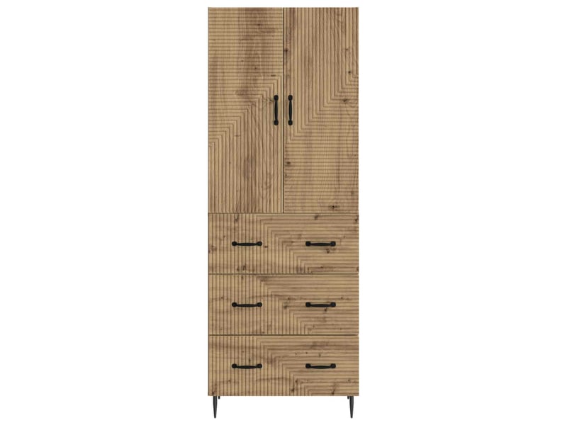 Ensemble de meubles 2 pcs, rangement de salon 66 x 34,5 x 90 cm bois d'ingénierie shl7051  - Conforama E