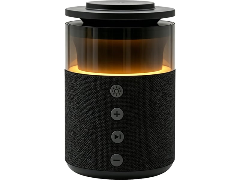  Enceinte bluetooth et station de charge sans fil induction magsafe 15w force play noir FPYMS5IN1SPEAKERB - Conforama C
