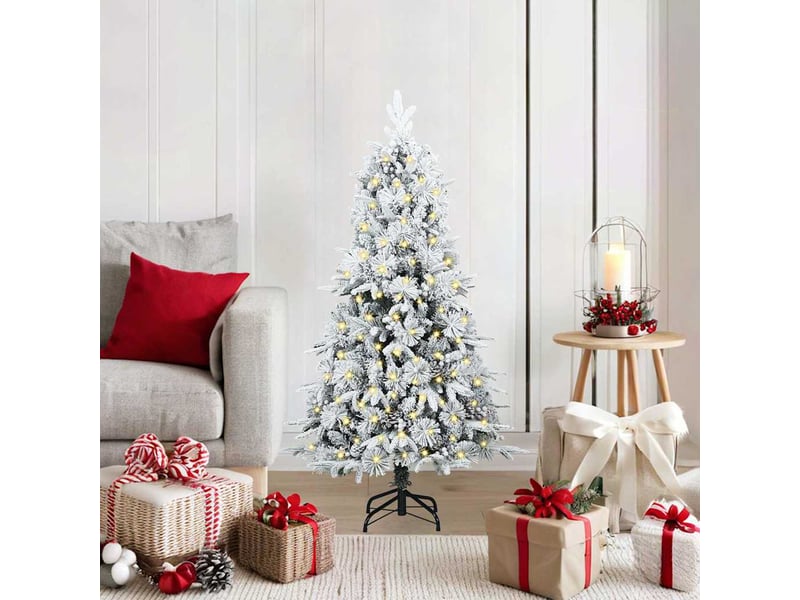  Sapin de noël artificiel, arbre de noël à branches articulées vert 120 cm shl7763  - Conforama B