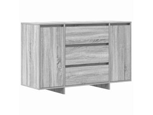 Buffet - bahut - meuble de rangement gris sonoma 120 x 41 x 75 cm bois d'ingénierie