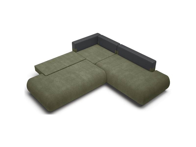  Selsey armone - canapé d'angle convertible - 265 cm - vert olive Armone - Conforama D