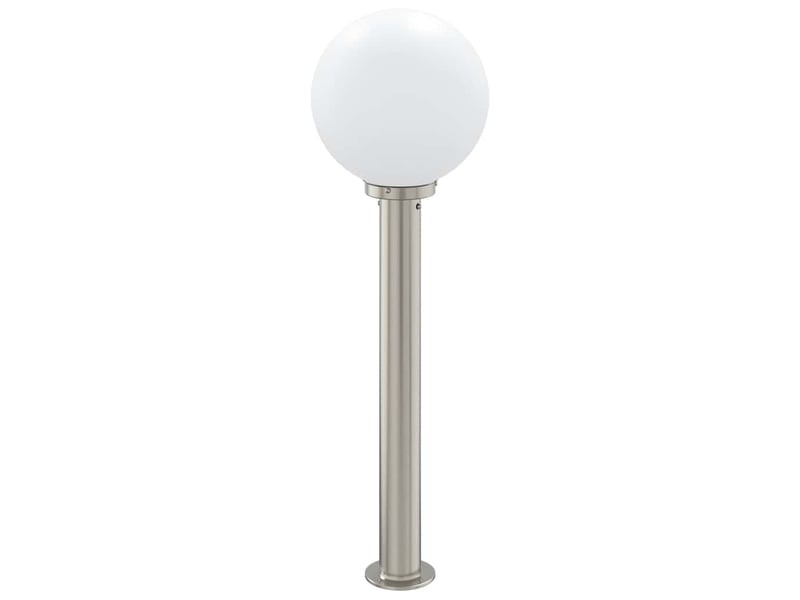 Borne lumineuse, lampadaire avec détecteur 80 cm en acier inoxydable ip44 shl53068 - Conforama E