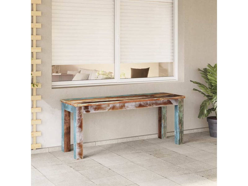  Banc d'entrée, banc d'intérieur 110x35x45 cm bois de récupération massif shl38170  - Conforama B