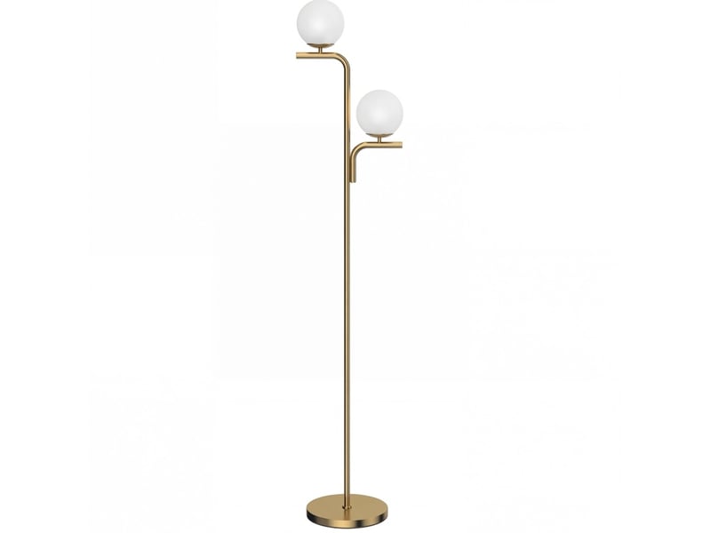  Lampadaire led 33x28x170 cm double tête doré  - Conforama A