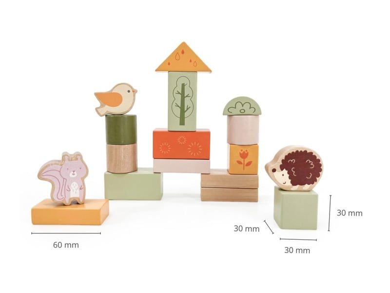  Blocs de construction viga 44230 polarb - 50 pièces en bois 6971608442308 - Conforama E