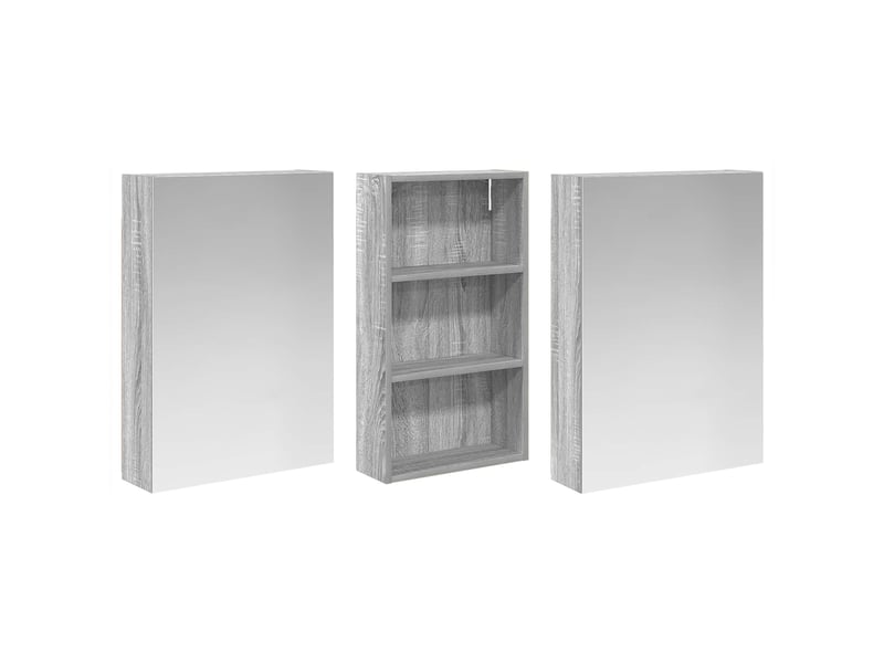  Ensemble de meubles de salle de bain 3 pcs 140x14.5x70 cm shl8685  - Conforama E