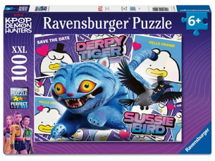 Puzzle 100 pièces xxl - le duo derpy et sussiekpop demon hunters