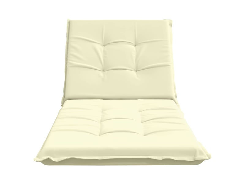 Coussin de transat, coussin pour bain de soleil gemert 100 % polyester crème 190 x 80 x 9 cm cf56142 - Conforama D