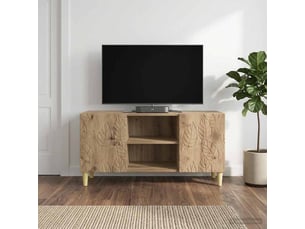 Meuble tv coloris marron 102 cm <strong></strong>  <strong></strong>
