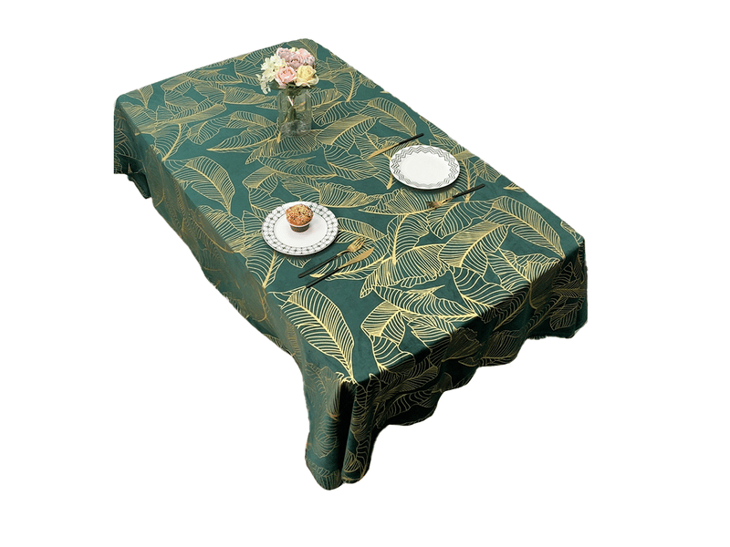  Nappe toile cirée nappe à  motif de feuilles botanique toile cirée rectangulaire 140x220cm  - Conforama A