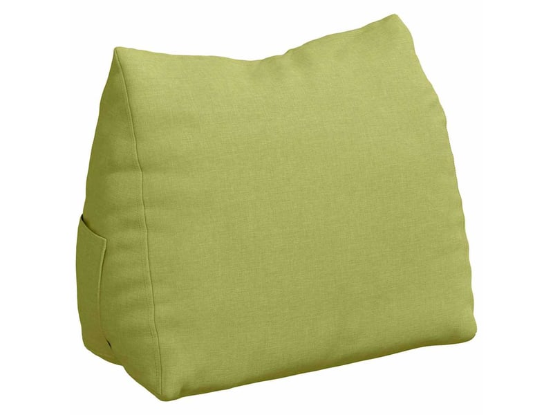 Coussin de dos, coussin de dossier vert clair 45 x 20 x 35 cm tissu cf55057 - Conforama A