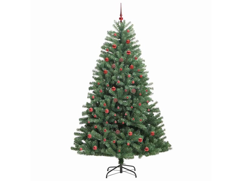  Sapin de noël, arbre de noël artificiel à branches articulées vert 210 cm cf61099  - Conforama D