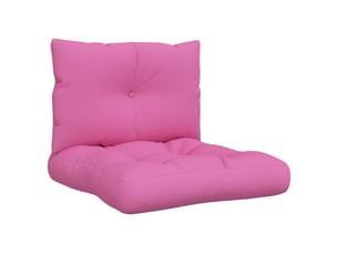 Lot de 2 coussins de palette, coussins de canapé rose tissu oxford cf59599