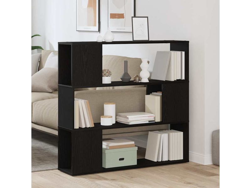  Ensemble meuble tv - banc tv - meuble de rangement 100 x 24 x 94 cm chêne noir  - Conforama D