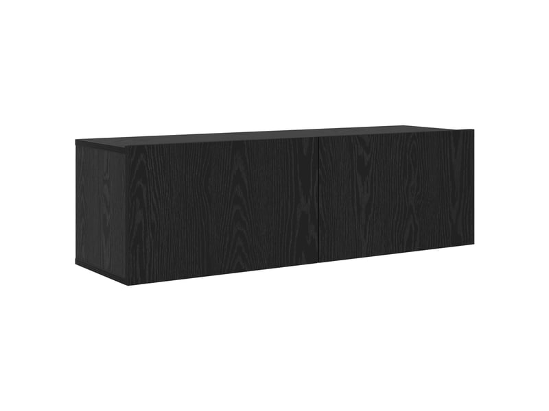  Ensemble meuble tv - banc tv - meuble de rangement 7 pcs chêne noir bois d'ingénierie  - Conforama E