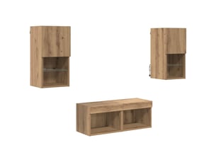 Meuble tv coloris bois clair  <strong></strong>  <strong></strong>