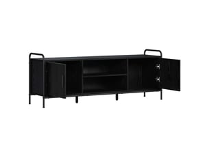 Meuble tv coloris noir 133 cm <strong></strong>  <strong></strong>