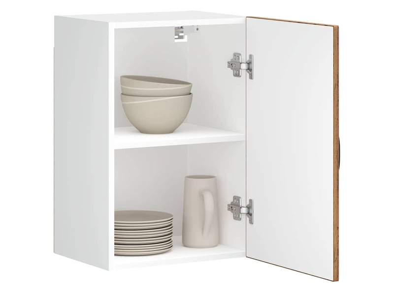 Meuble de rangement, armoire murale de cuisine lucca vieux bois bois ingénierie shl479  - Conforama D