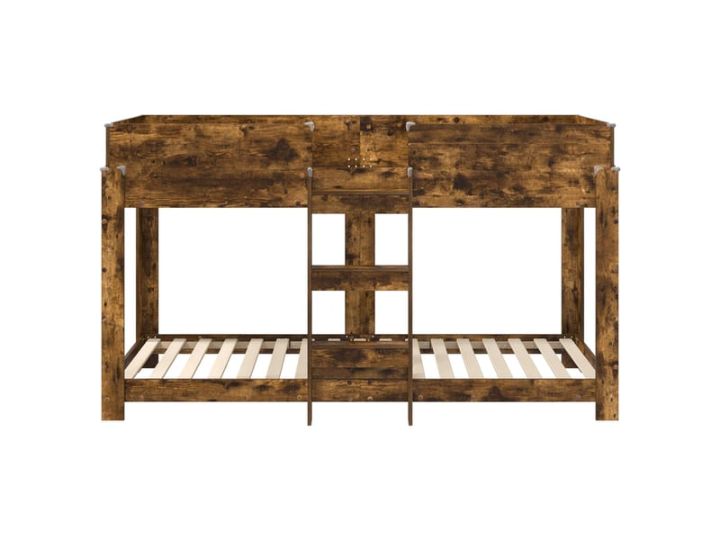  Lit superposé pour enfants - lit jeune chêne fumé 90 x 190 cm  - Conforama E