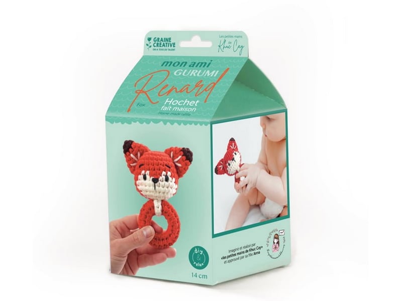  Kit crochet hochet renard - amigurumi 420275 - Conforama A