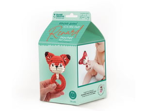 Kit crochet hochet renard - amigurumi