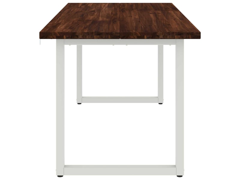 Vidaxl table à manger carrée 160 x 70 x 75 cm bois d'acacia massif - Conforama E