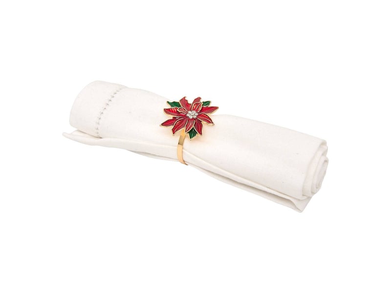  Rond serv poinsettia x2  - Conforama B