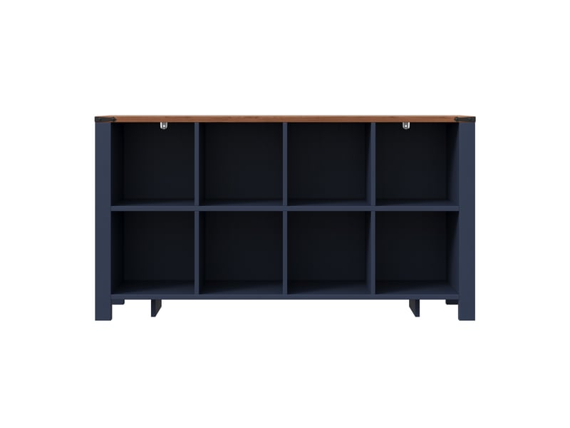 Buffet avec 8 compartiments de rangement, 140 x 34 x 75 cm - Conforama A