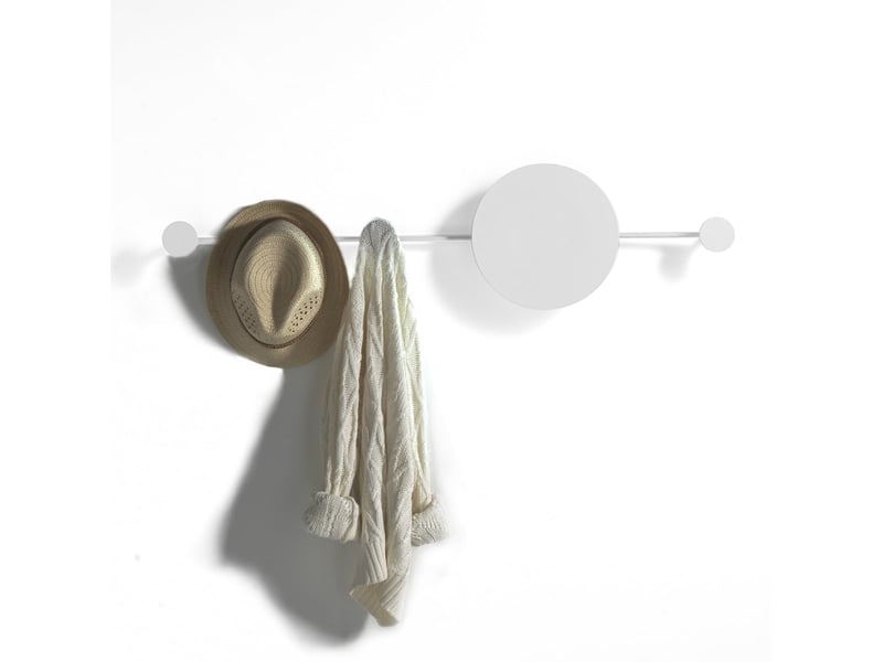 Applique porte-manteau murale design moderne en acier cleve  - Conforama A
